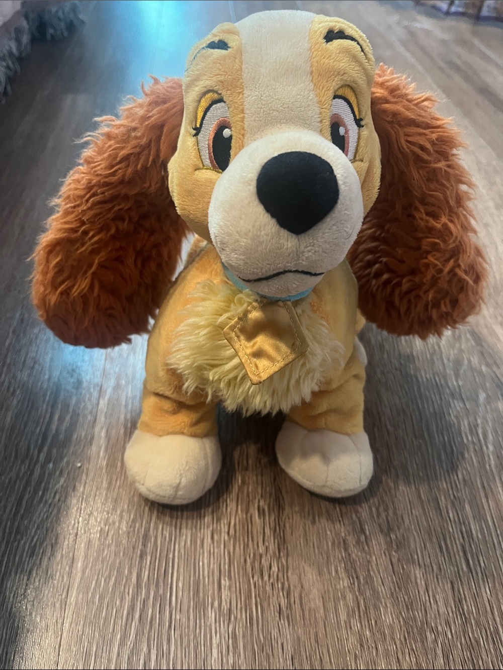 Disney Lady Plush- Yellow, Brown, Cream